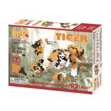  Bộ xếp hình sáng tạo LaQ Animal World TIGER - Chủ đề Thế giới Động vật (Con hổ) 165 mảnh ghép và 4 chi tiết Hamacron 