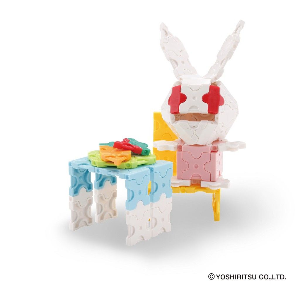 Bộ xếp hình sáng tạo LaQ Sweet Collection BUNNY - Chủ đề Ngọt ngào bé gái (Chú thỏ Bunny) 175 mảnh ghép