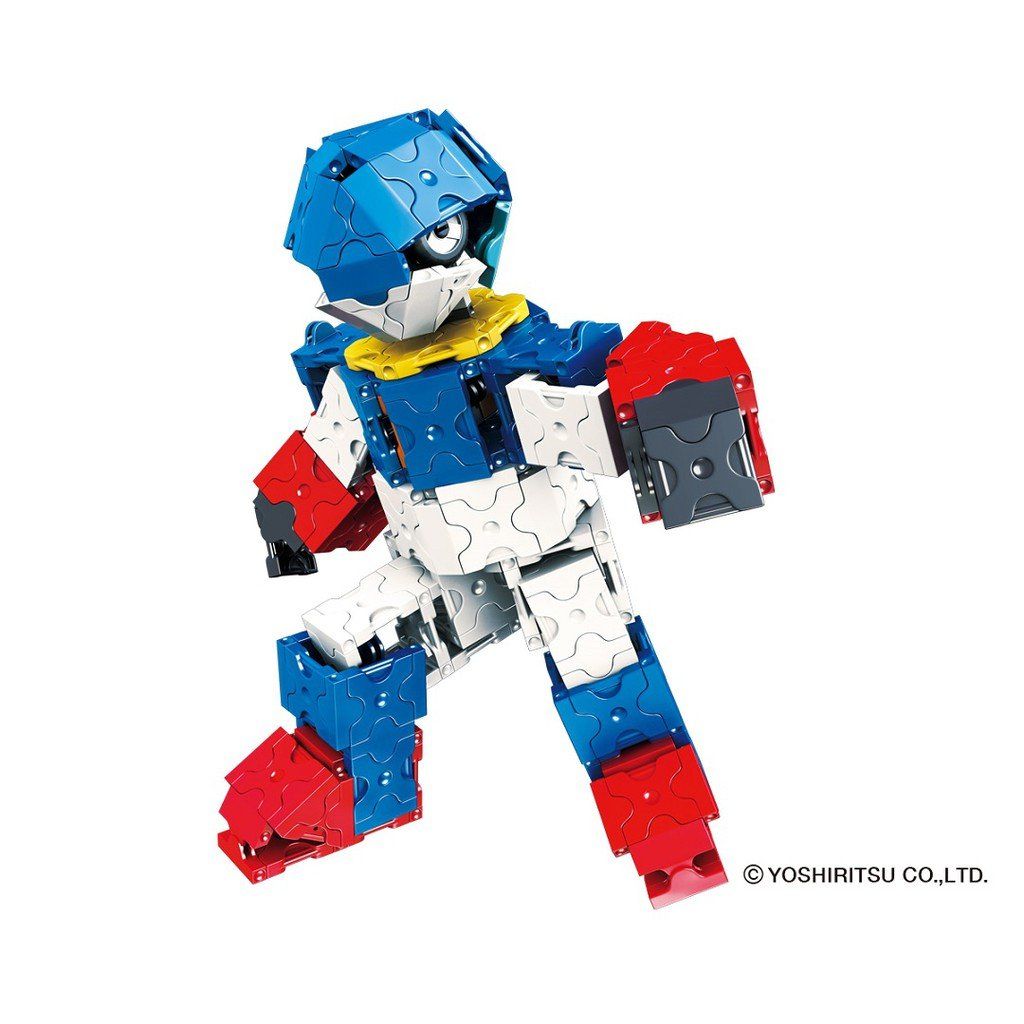 Bộ xếp hình sáng tạo LaQ Buildup Robot LAPIS - Chủ đề Sáng tạo Rô bốt (LAPIS) 310 mảnh ghép và 10 chi tiết Hamacron