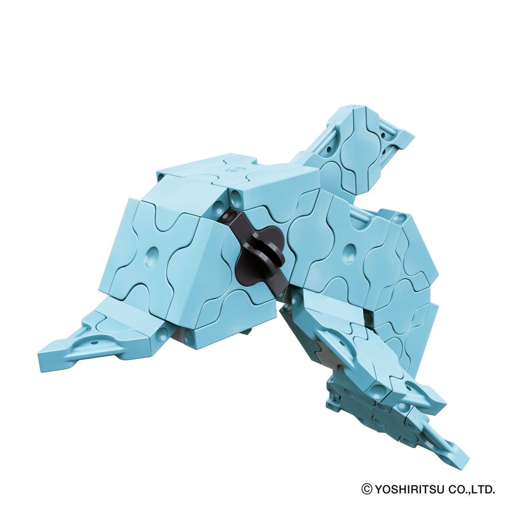 Bộ xếp hình sáng tạo tí hon LaQ Marine World MINI DOLPHIN - Chủ đề Thế giới Đại dương (Cá heo) 88 mảnh ghép