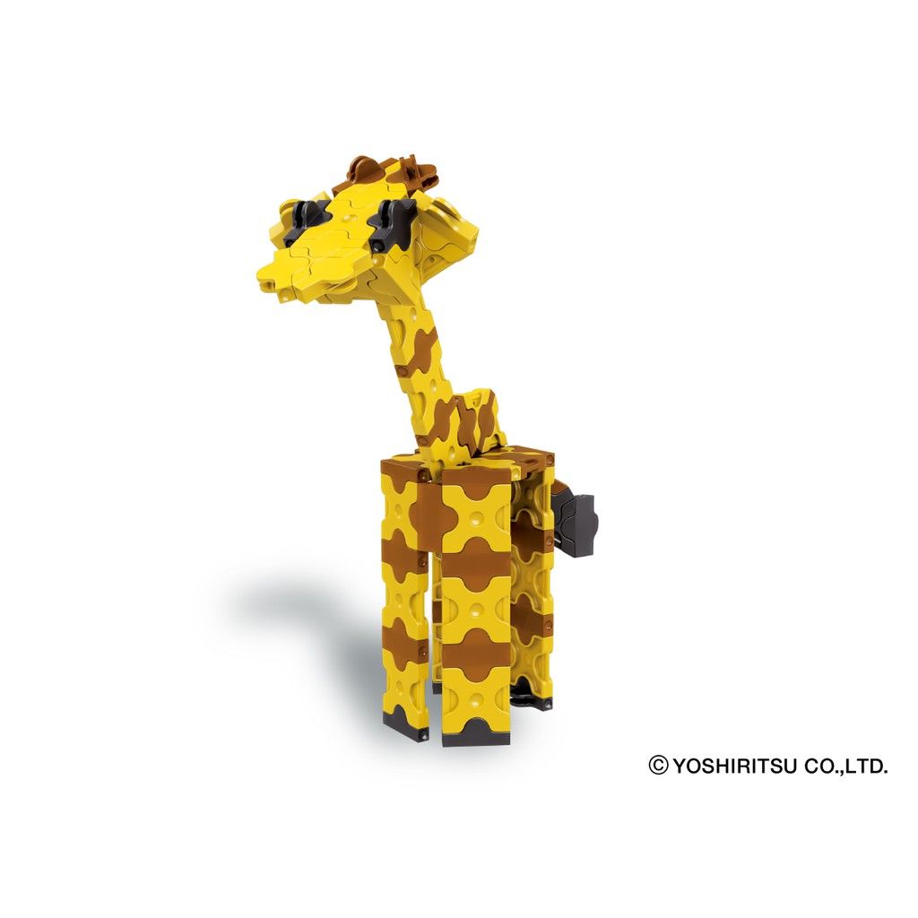  Bộ xếp hình sáng tạo tí hon LaQ Animal World MINI GIRAFFE - Chủ đề Thế giới Động vật (Con hươu cao cổ) 88 mảnh ghép 