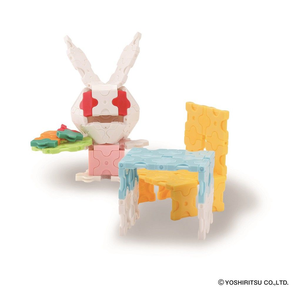  Bộ xếp hình sáng tạo LaQ Sweet Collection BUNNY - Chủ đề Ngọt ngào bé gái (Chú thỏ Bunny) 175 mảnh ghép 