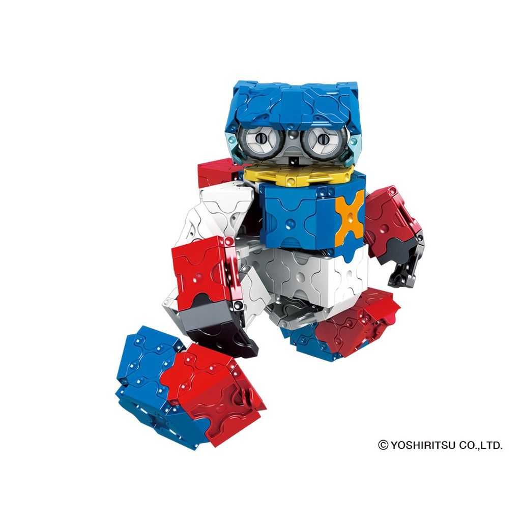 Bộ xếp hình sáng tạo LaQ Buildup Robot LAPIS - Chủ đề Sáng tạo Rô bốt (LAPIS) 310 mảnh ghép và 10 chi tiết Hamacron