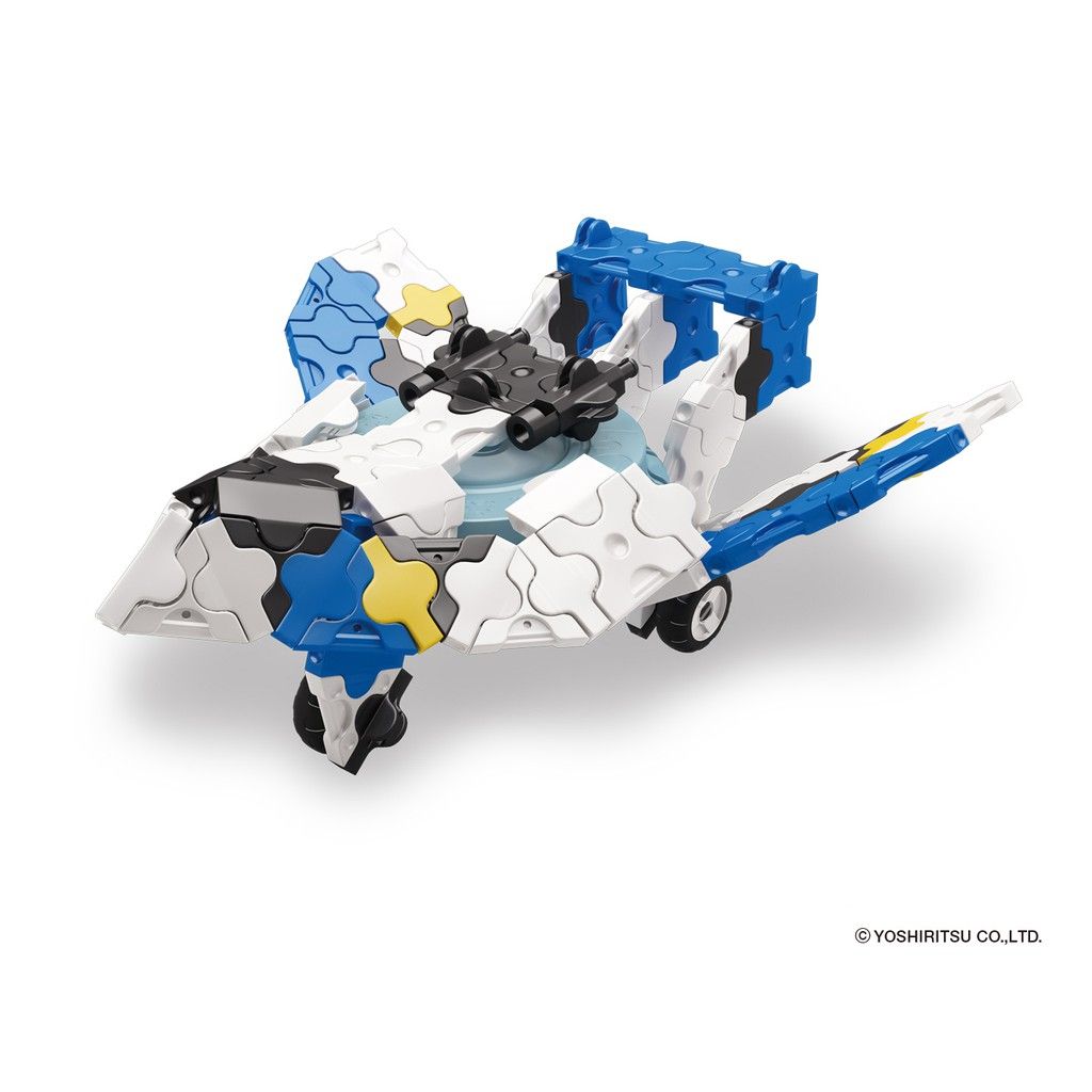 Bộ xếp hình sáng tạo LaQ Hamacron Constructor JET FIGHTER - Chủ đề Phương tiện giao thông (Tiêm kích) 190 mảnh ghép