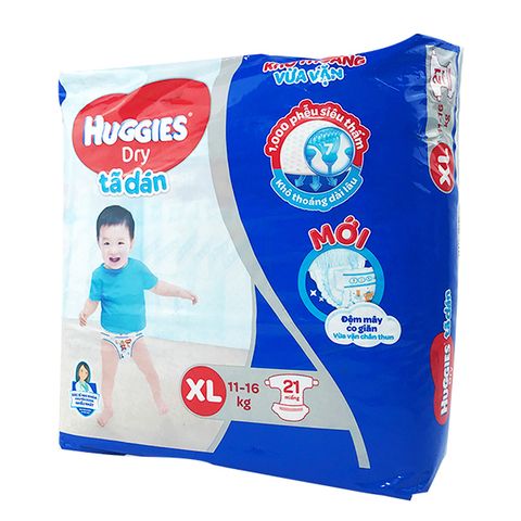 Tã Dán Huggies Dry Xl21 11-16Kg 120.0 Kimberly Clark