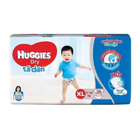 Tá Dán Huggies Dry Xl38 8-13Kg Kimberly Clark