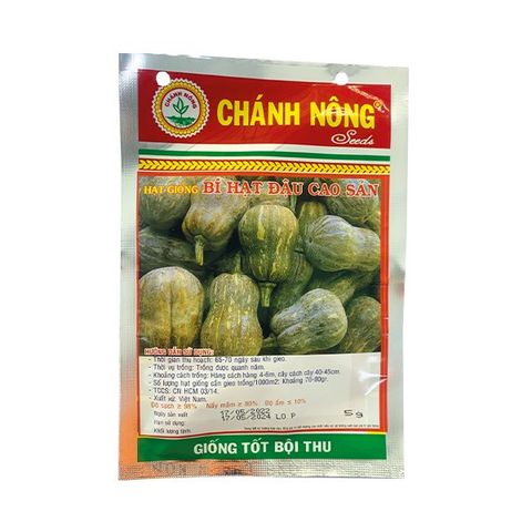 Hạt giống - Bí hạt đậu cao sản 5gr Chánh Nông