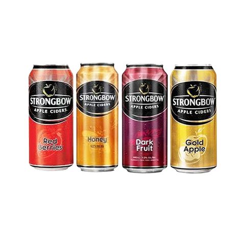 NƯỚC TÁO LÊN MEN STRONGBOW LON 330ml (ĐỦ VỊ)