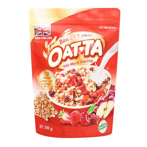 YẾN MẠCH TRÁI CÂY OATTA 300GR 