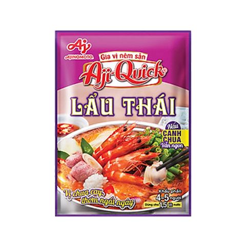 Gia vị nêm sẵn Aji Quick Lẩu Thái 50g