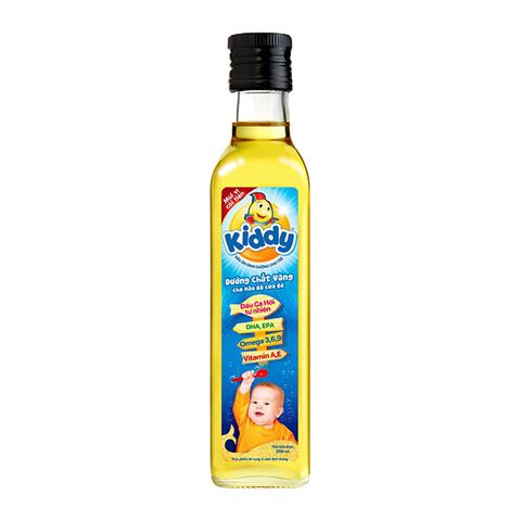 Dầu ăn trẻ em Kiddy dinh dưỡng cá hồi 250ml