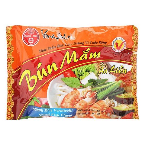 BÚN MẮM ĂN LIỀN BÍCH CHI 60GR 