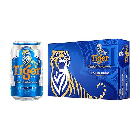 BIA TIGER LON 330ML (THUNG 24 LON)