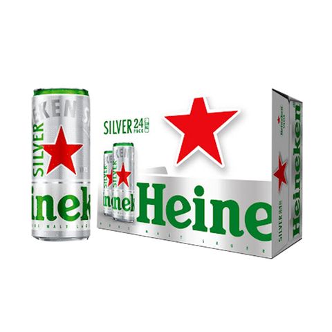 BIA HEINEKEN SILVER LON CAO (THUNG 24 LON)