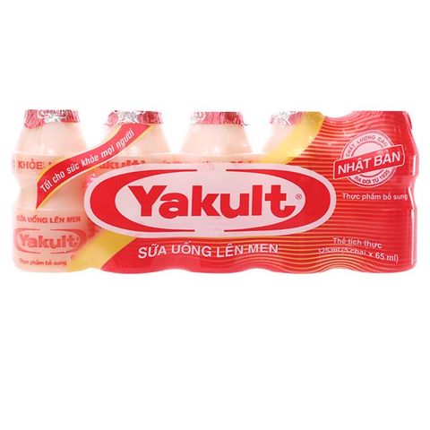 SỮA CHUA UỐNG LÊN MEN YAKULT 5CHAIX65.0ML