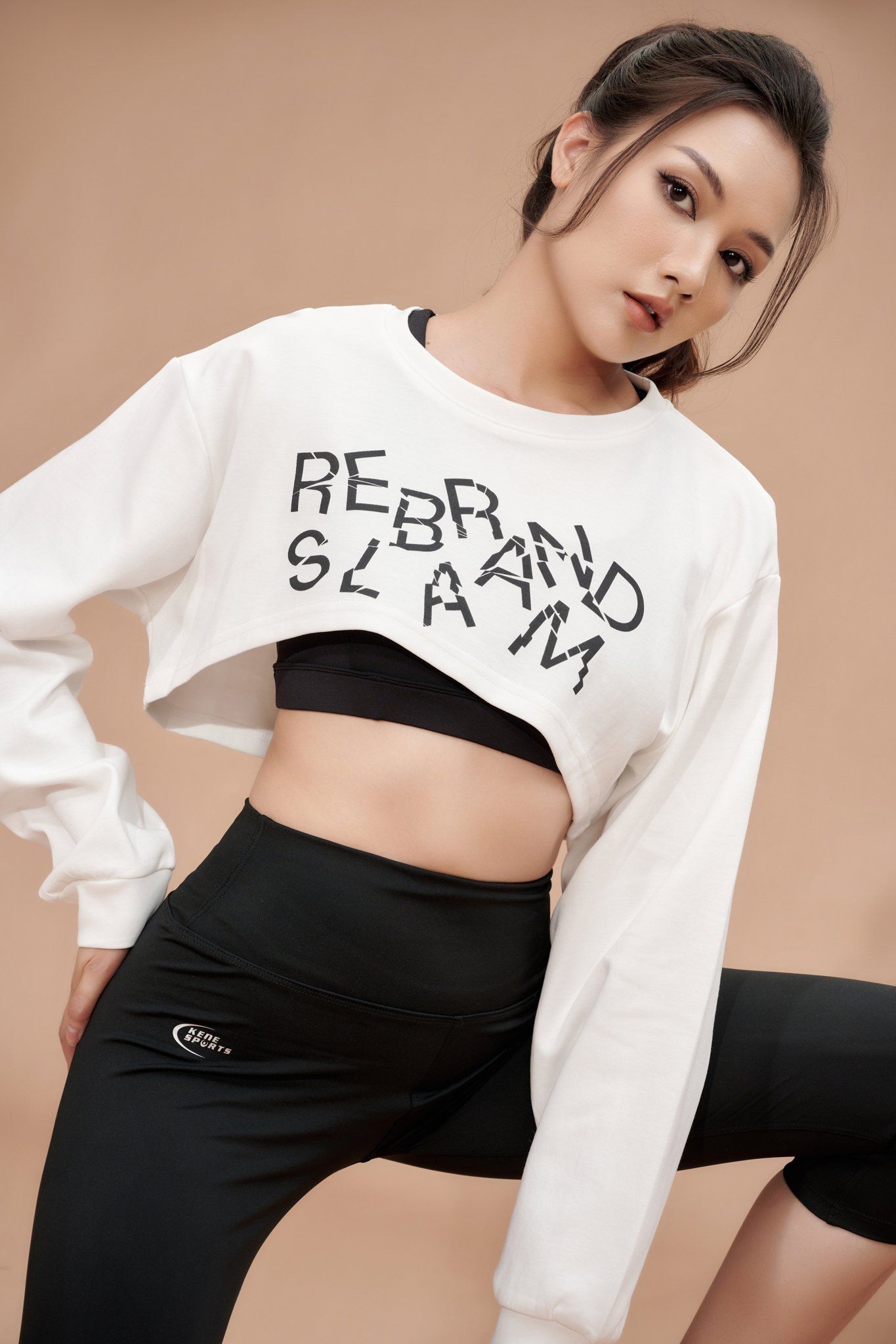 Kenewomen REBRAND long sleeve croptop