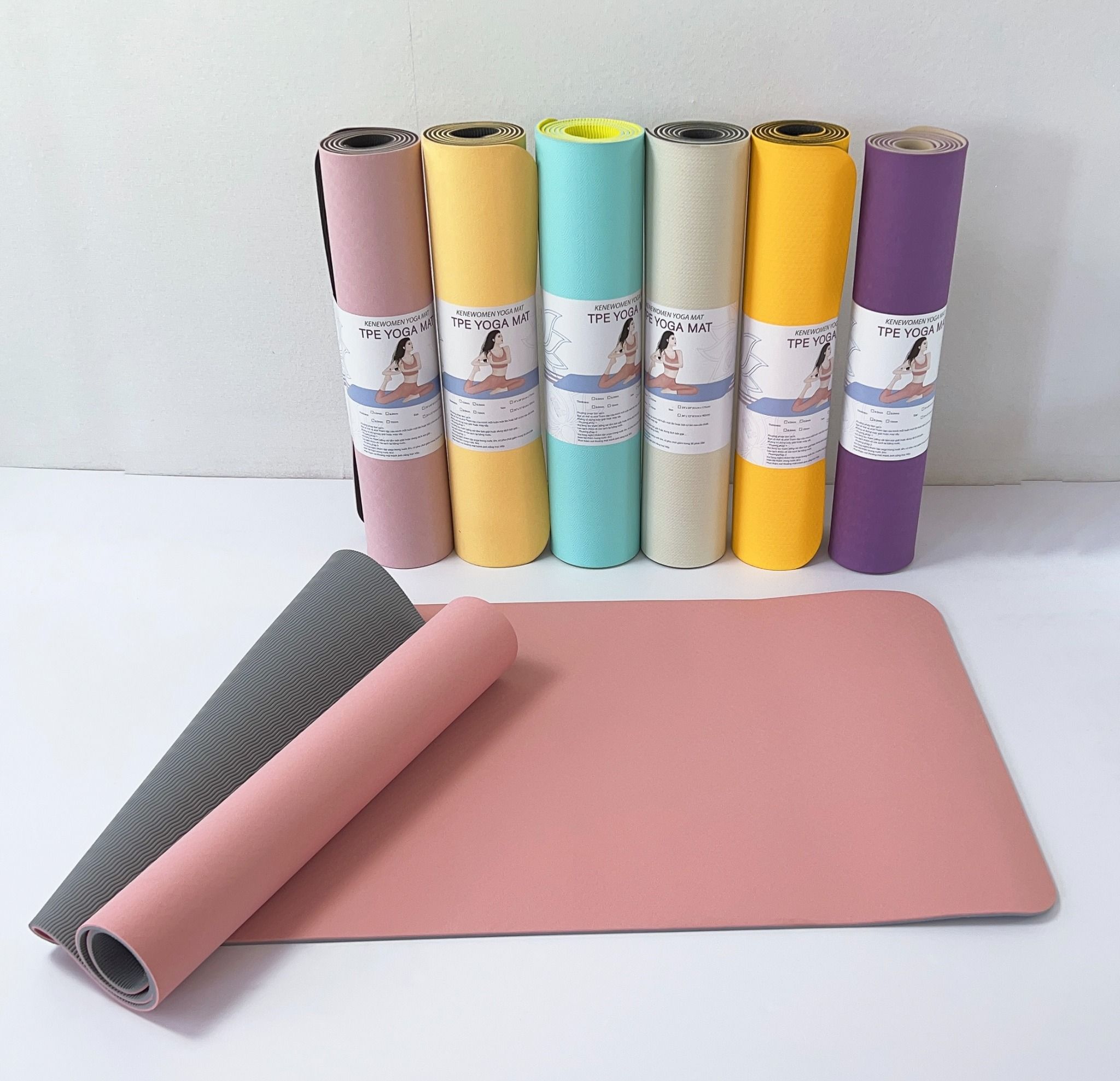 Keneyoga TPE yoga mats 2L 6mm