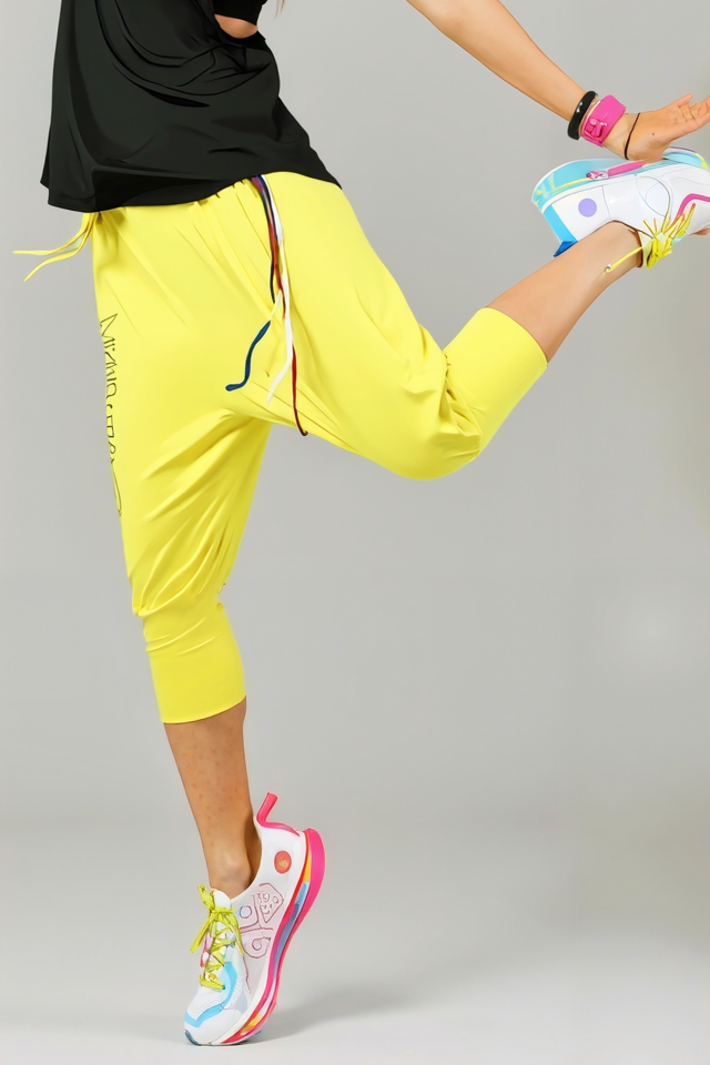 Quần lửng ống boom - Kenewomen 4 in string knot Zumba pant