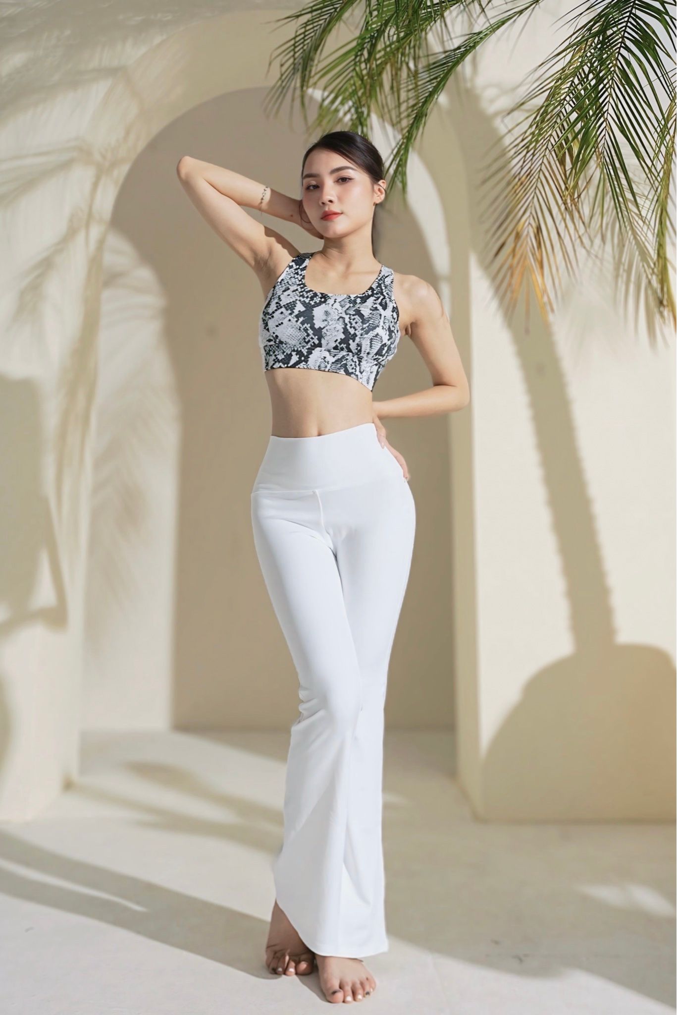Quần ống xòe - Kenewomen FLOW YOGA flared pants
