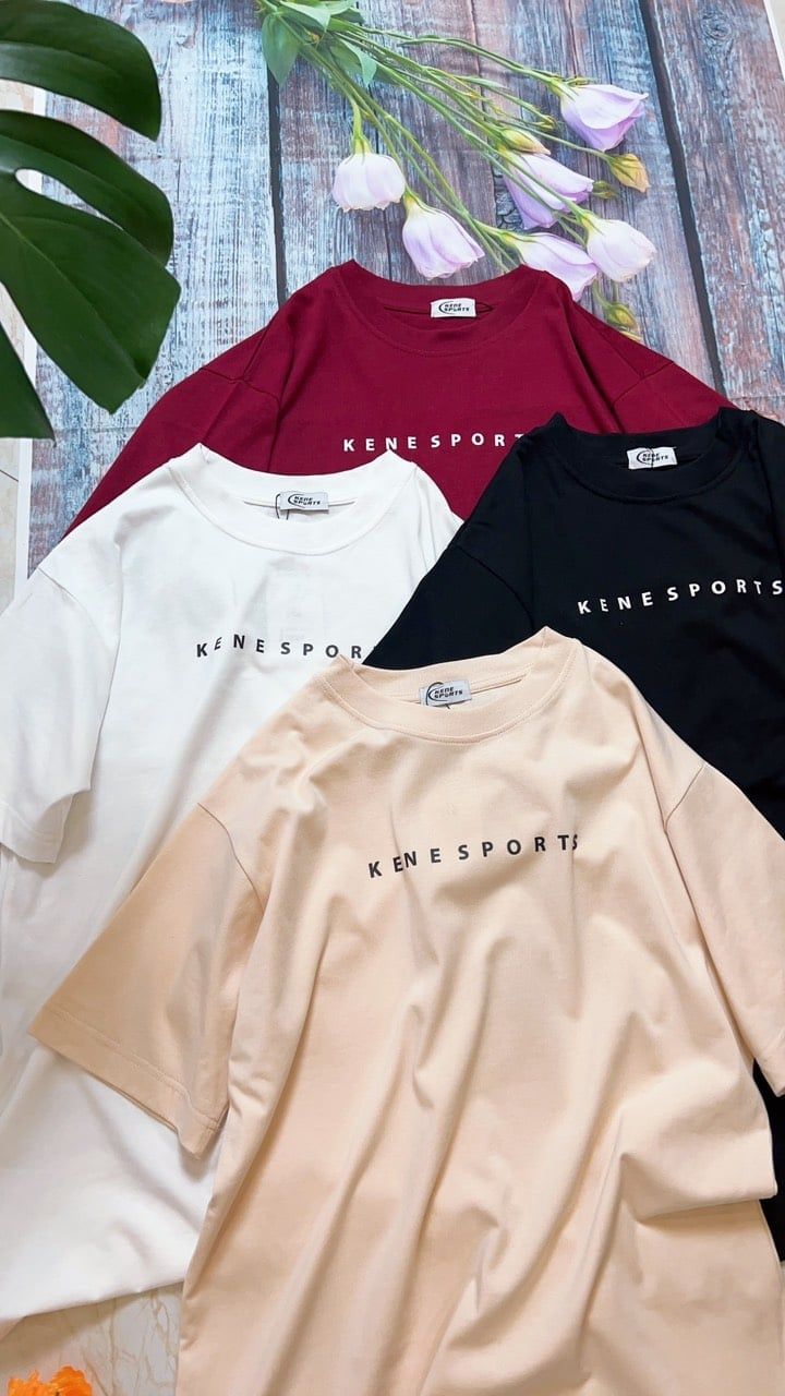 Áo phông cổ tròn - Keneunisex cotton Tshirt
