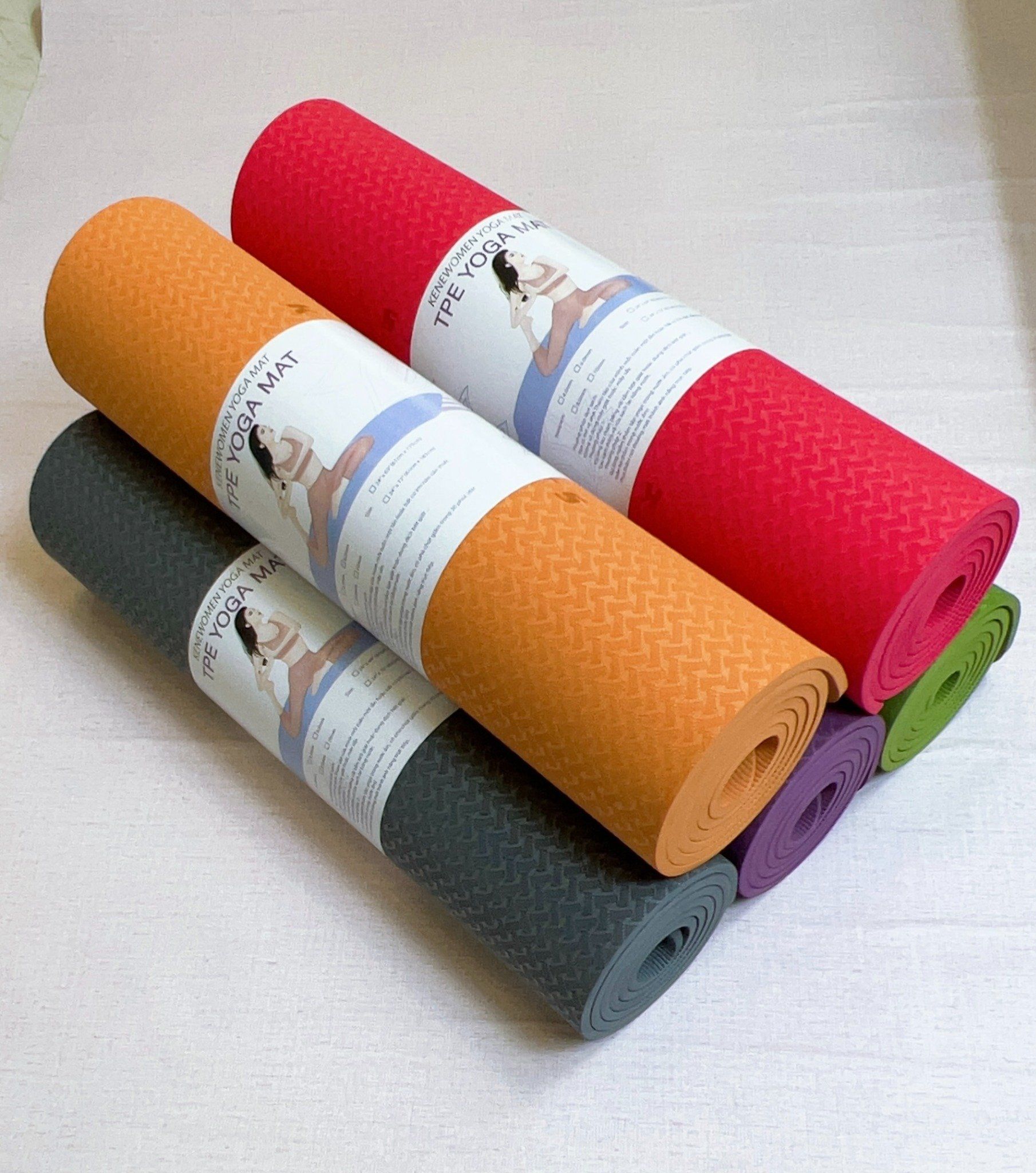 Thảm tập TPE - Kene TPE Yoga mat 8mm