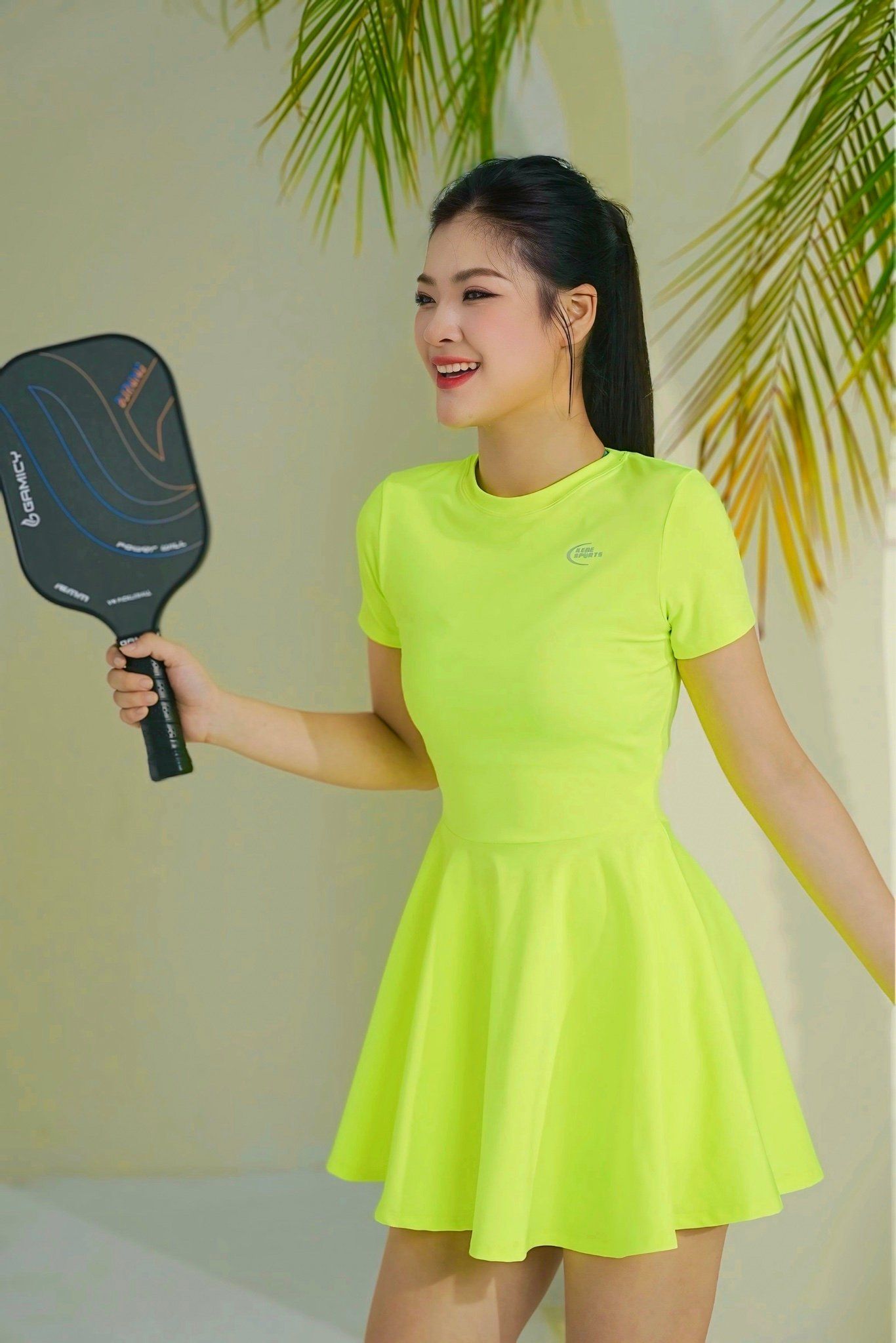 Set váy xoè tay ngắn 250403