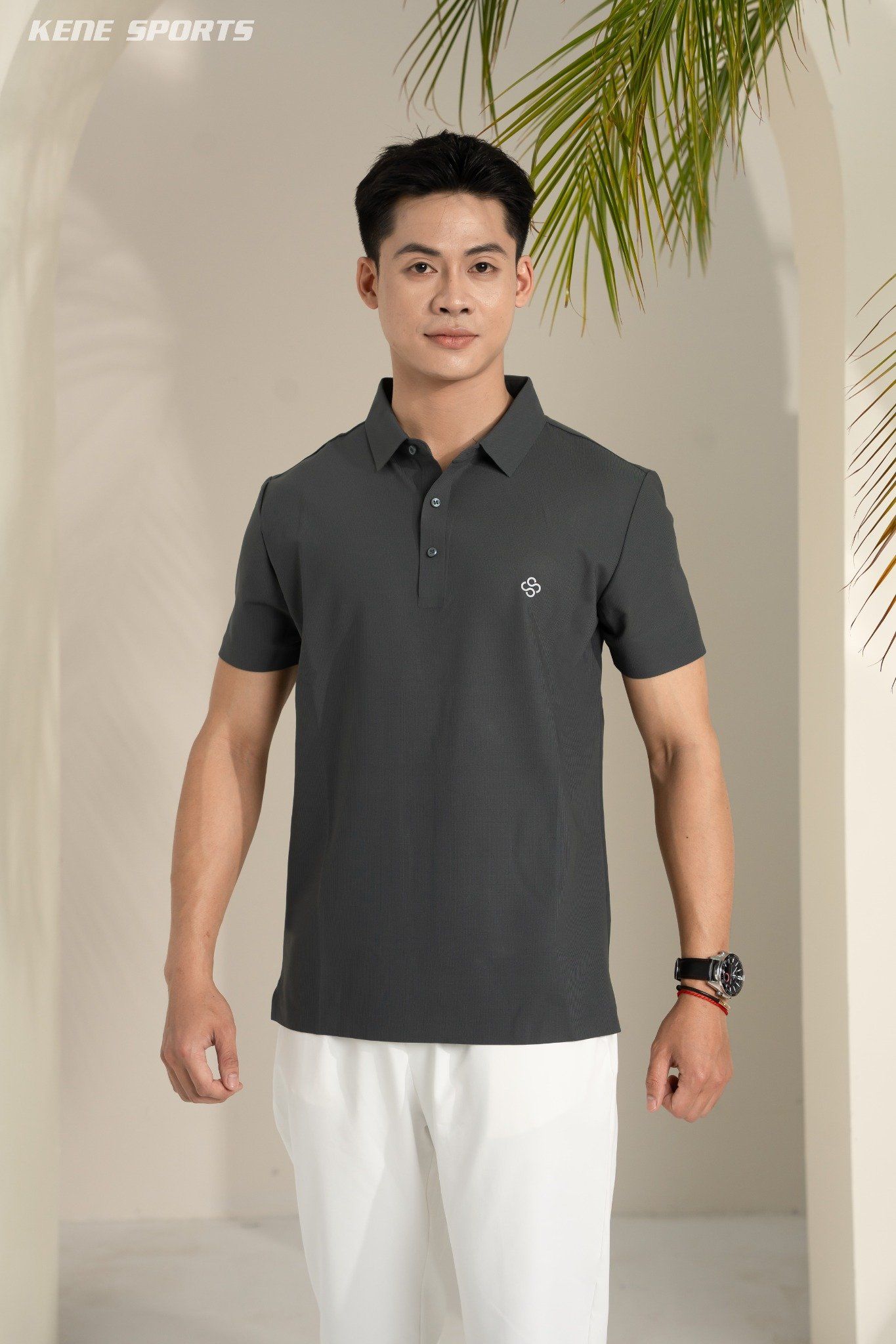 Áo polo - cổ ép trơn 250423