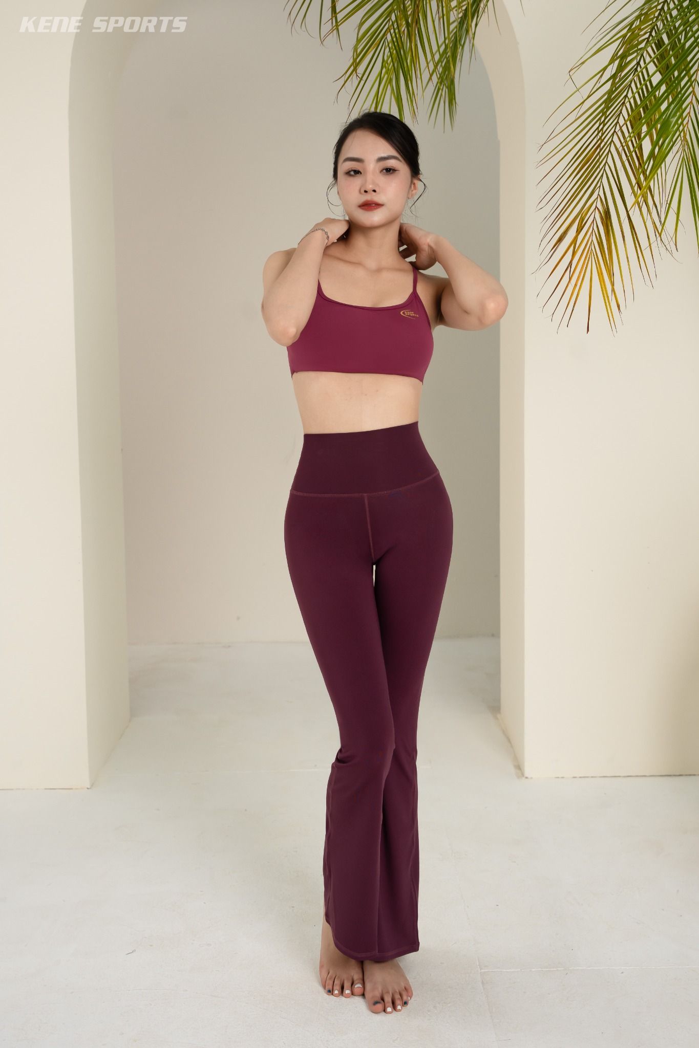 Quần ống loe - Kenewomen FLOW YOGA flared pants