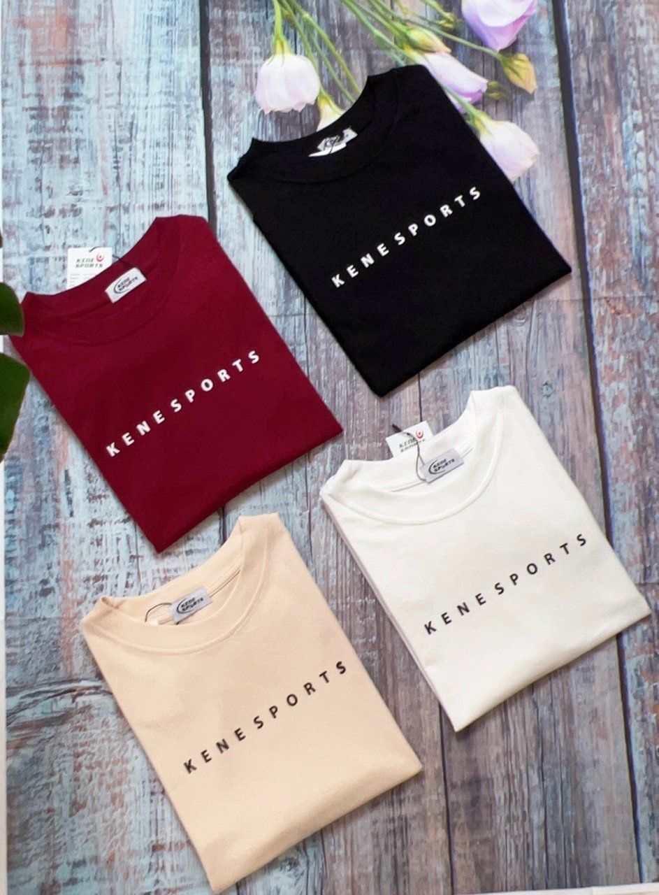 Áo phông cổ tròn - Keneunisex cotton Tshirt
