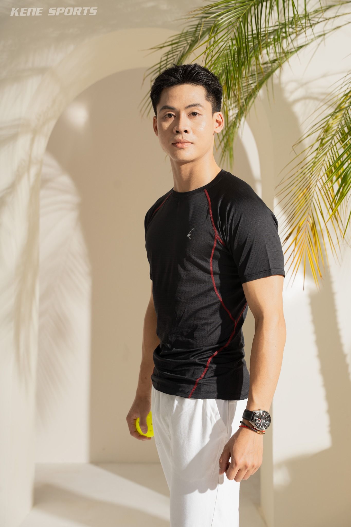 Áo T-Shirt cổ tròn- Kenmen COCO slim-fit body Tshirt
