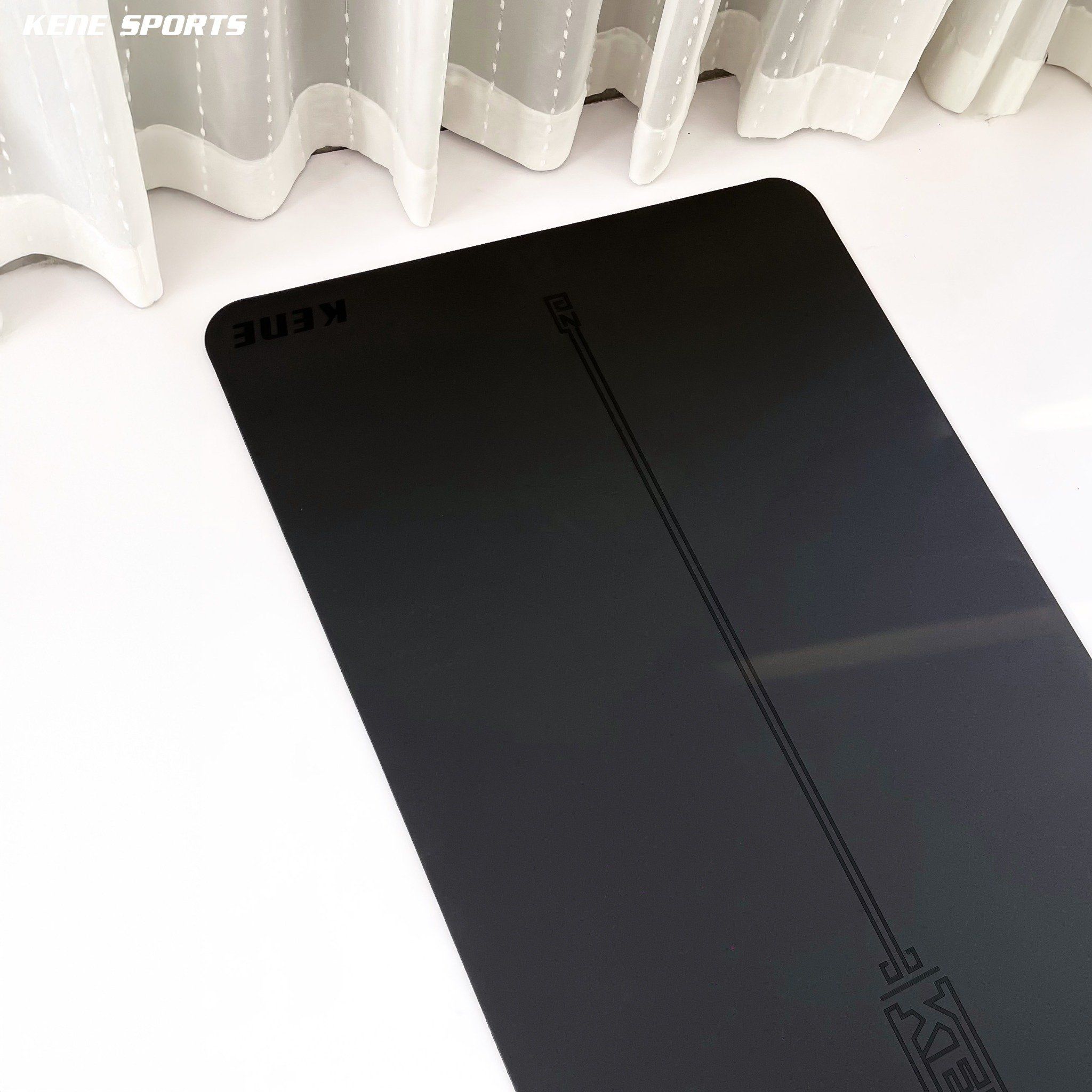 Thảm PU xơ dừa - Đen The Luxury Yoga Mat