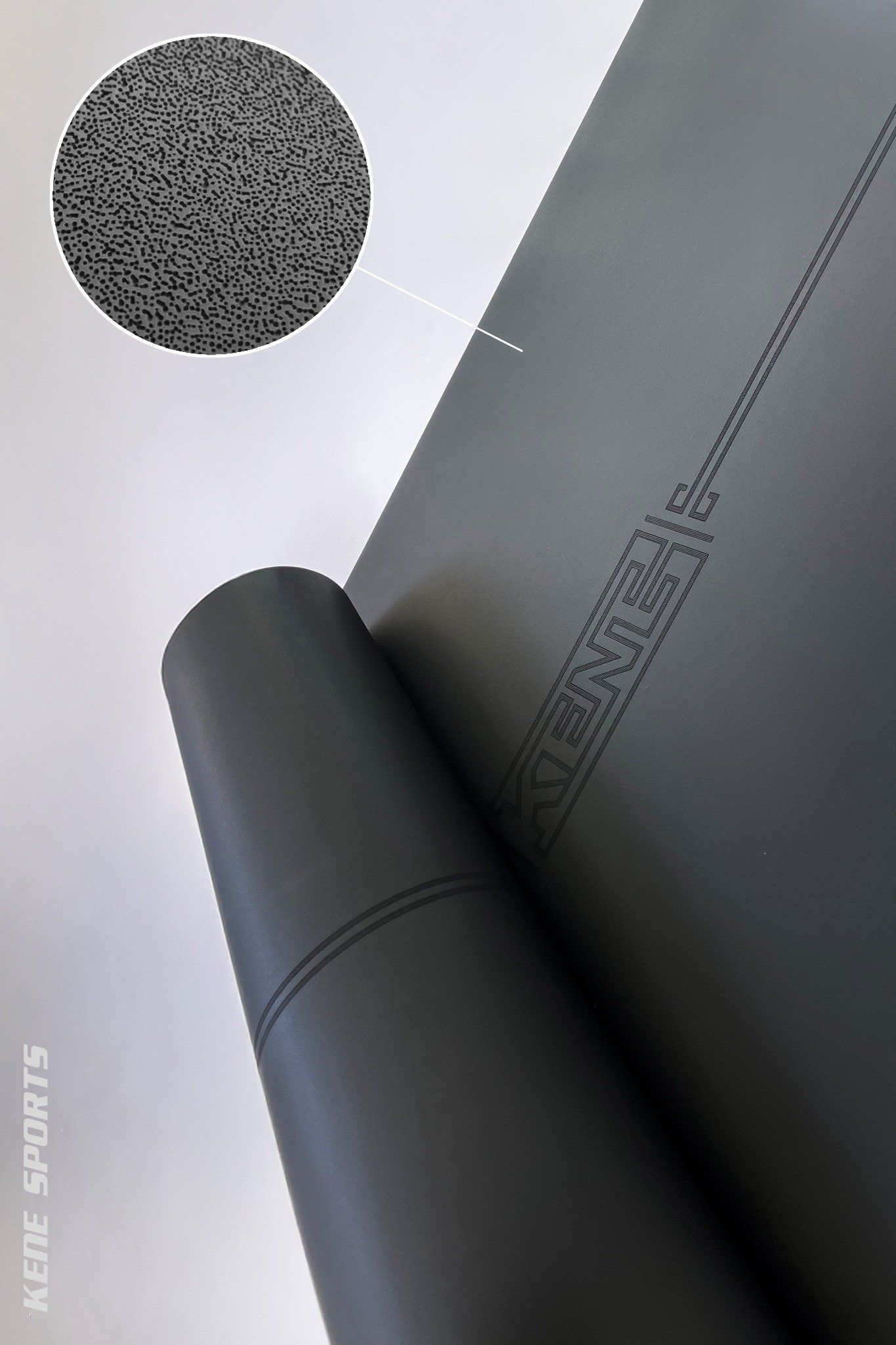 Thảm PU xơ dừa - Đen The Luxury Yoga Mat