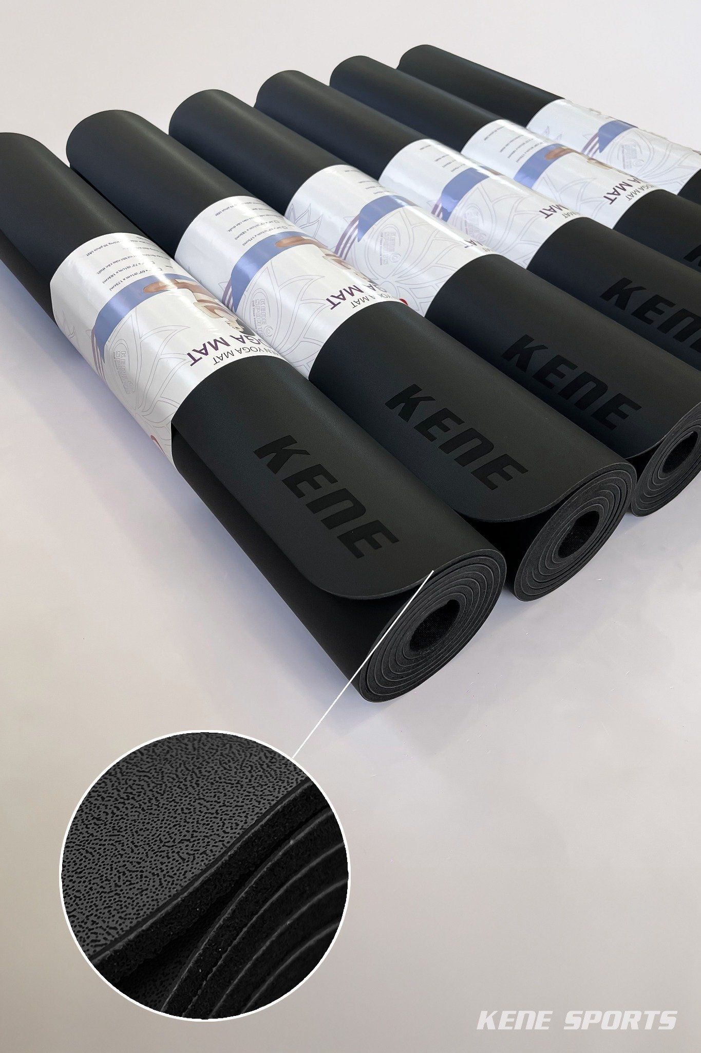 Thảm PU xơ dừa - Đen The Luxury Yoga Mat