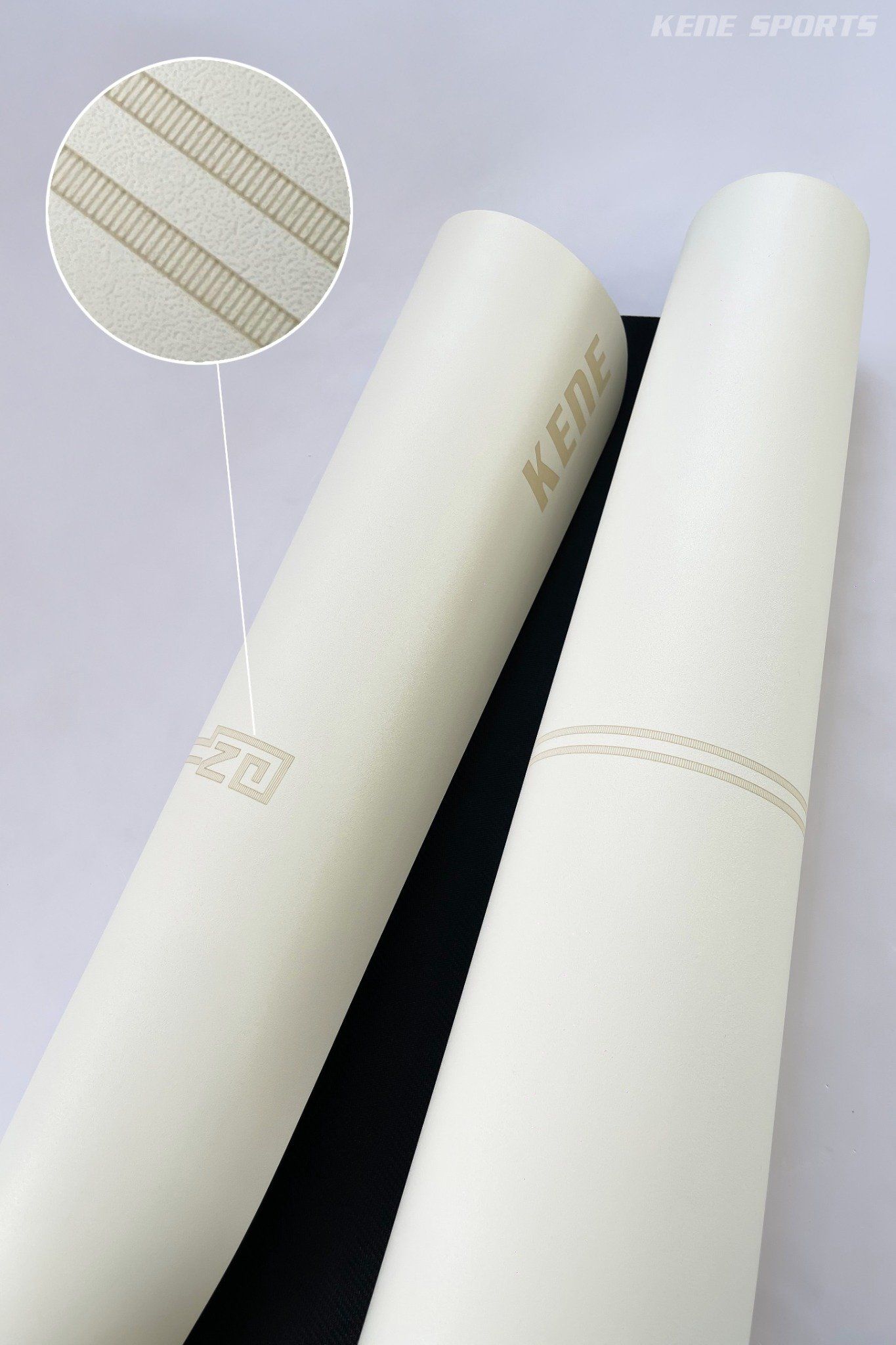 Thảm PU xơ dừa - Trắng Kem The Luxury Yoga Mat