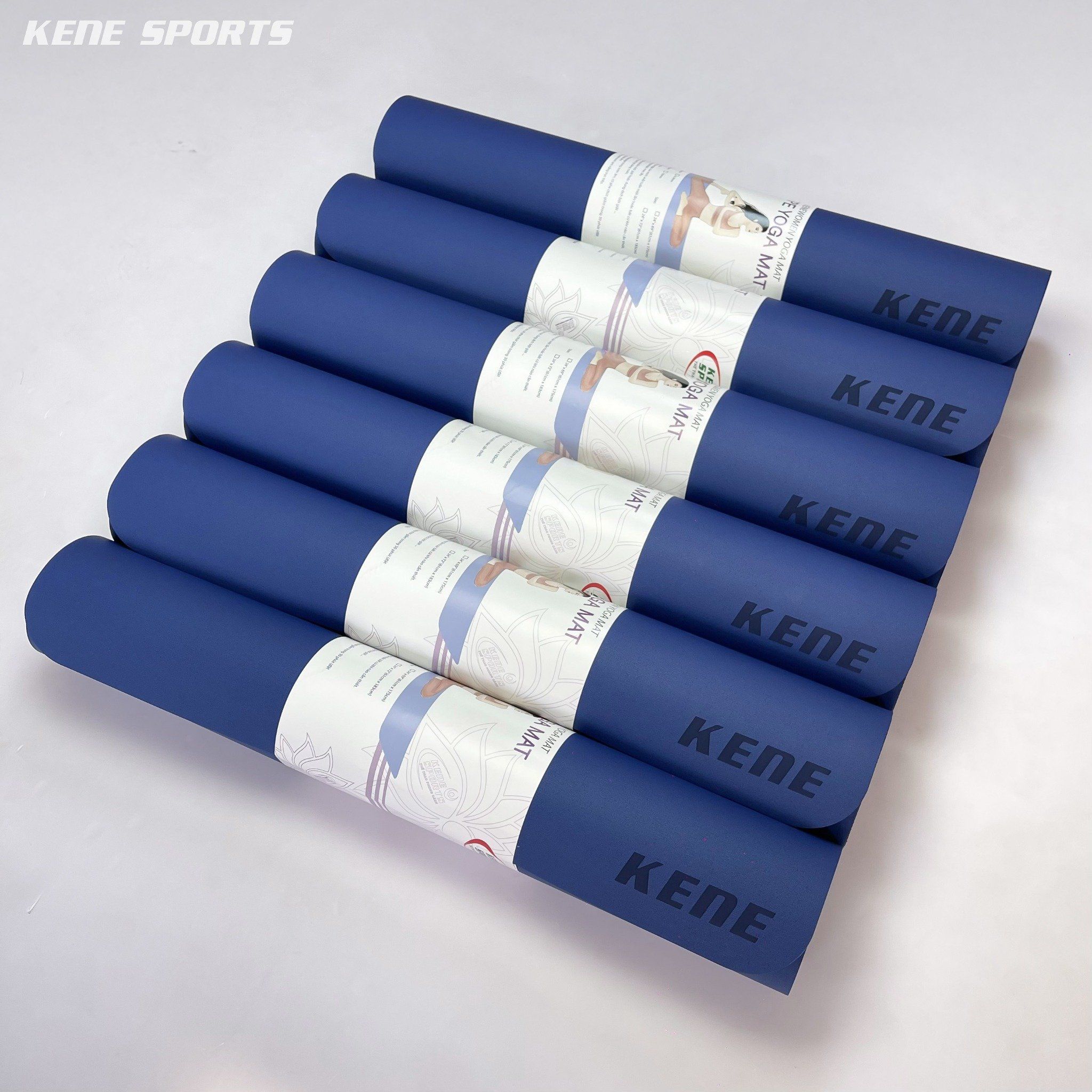 Thảm PU xơ dừa - Xanh coban The Luxury Yoga Mat
