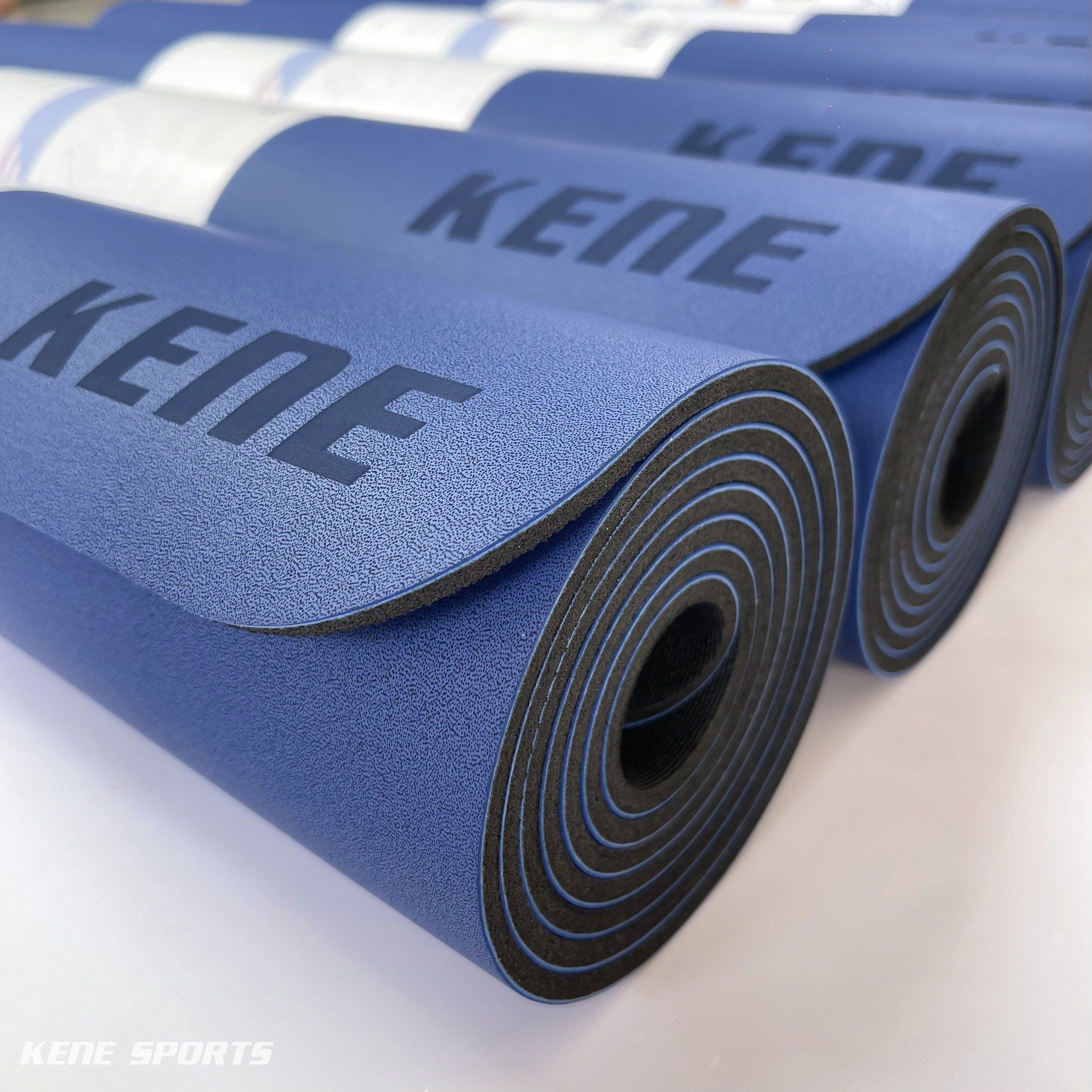 Thảm PU xơ dừa - Xanh coban The Luxury Yoga Mat