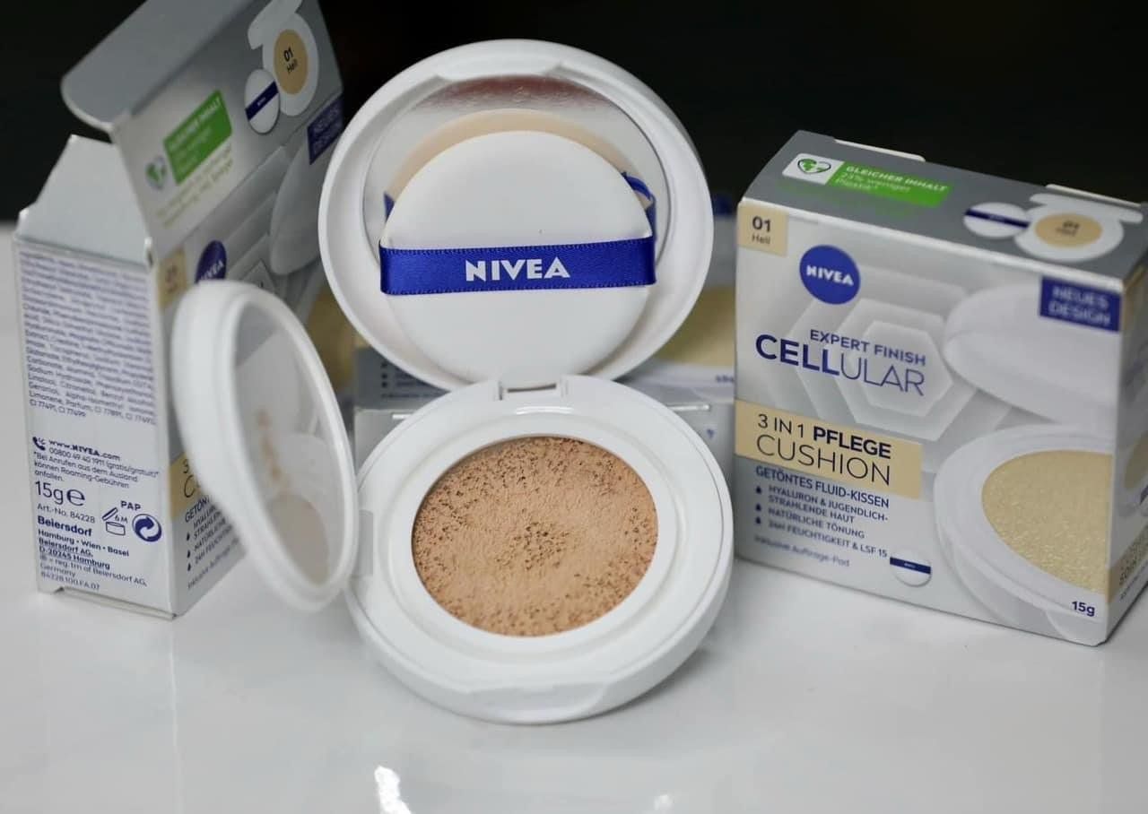 Phấn Nivea 3in1 Pflege Cushion hộp 15g