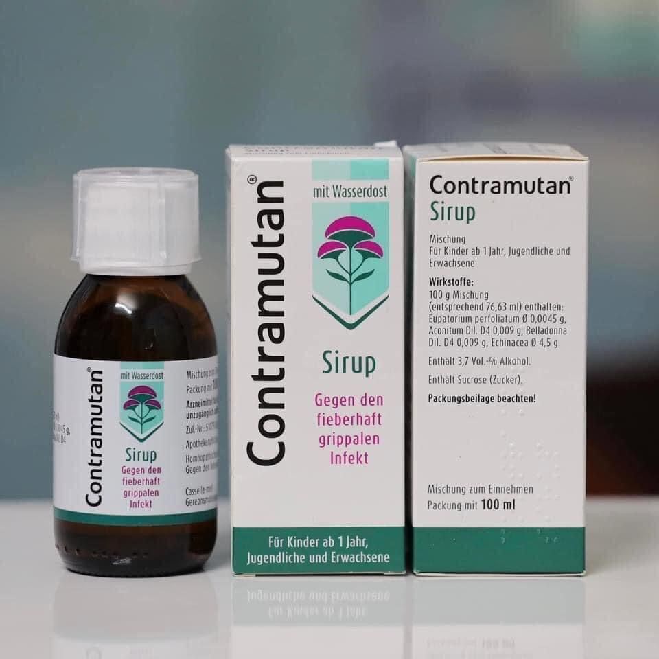Siro ho Contramutan 5 trong 1, chai 100ml