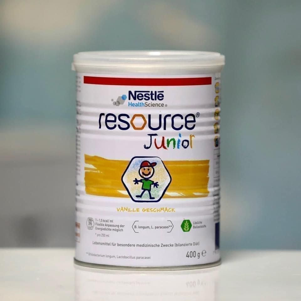 Sữa Tăng Chiều Cao Cho Trẻ Thấp Còi, Biếng Ăn RESOURCE JUNIOR, hộp 400g