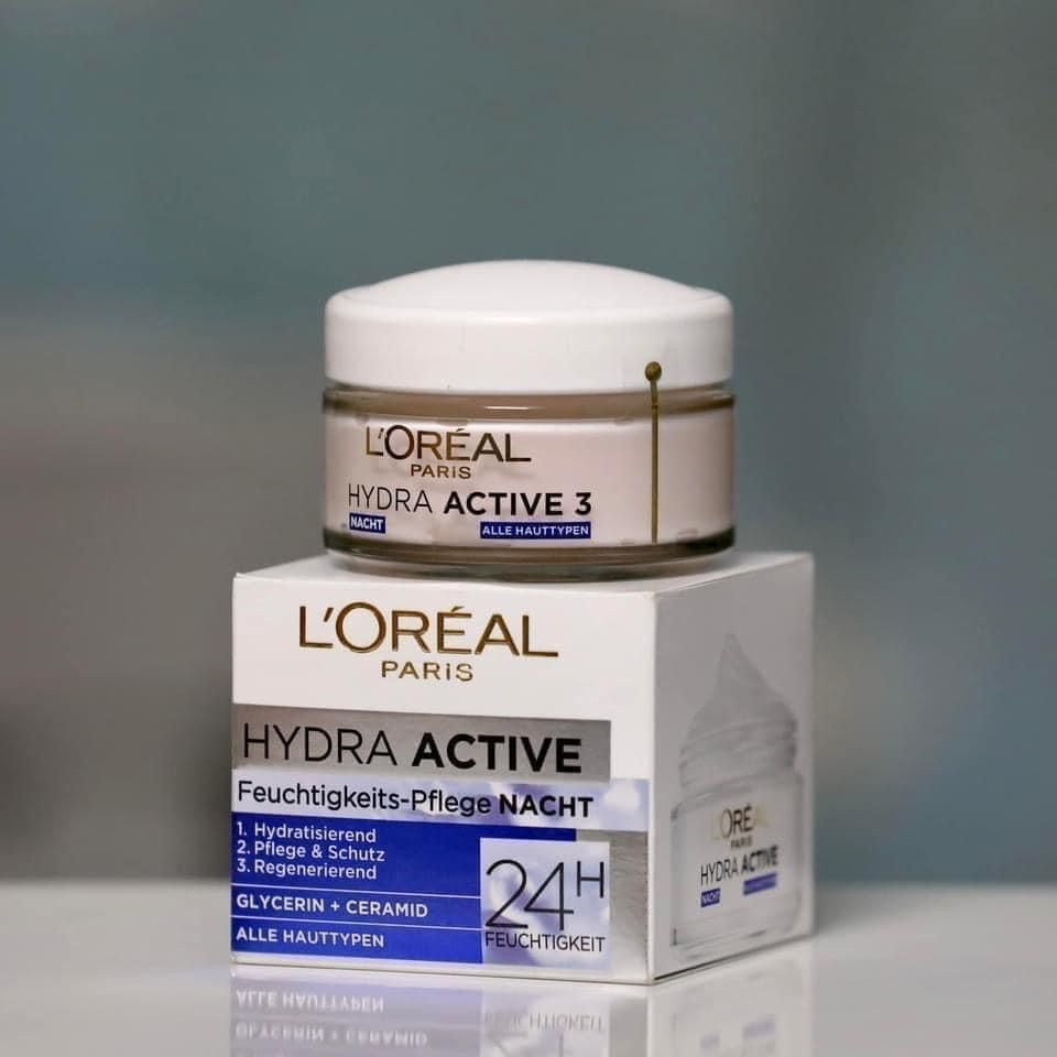 Kem dưỡng da Loreal Active 3 24h Ban đêm, 50ml