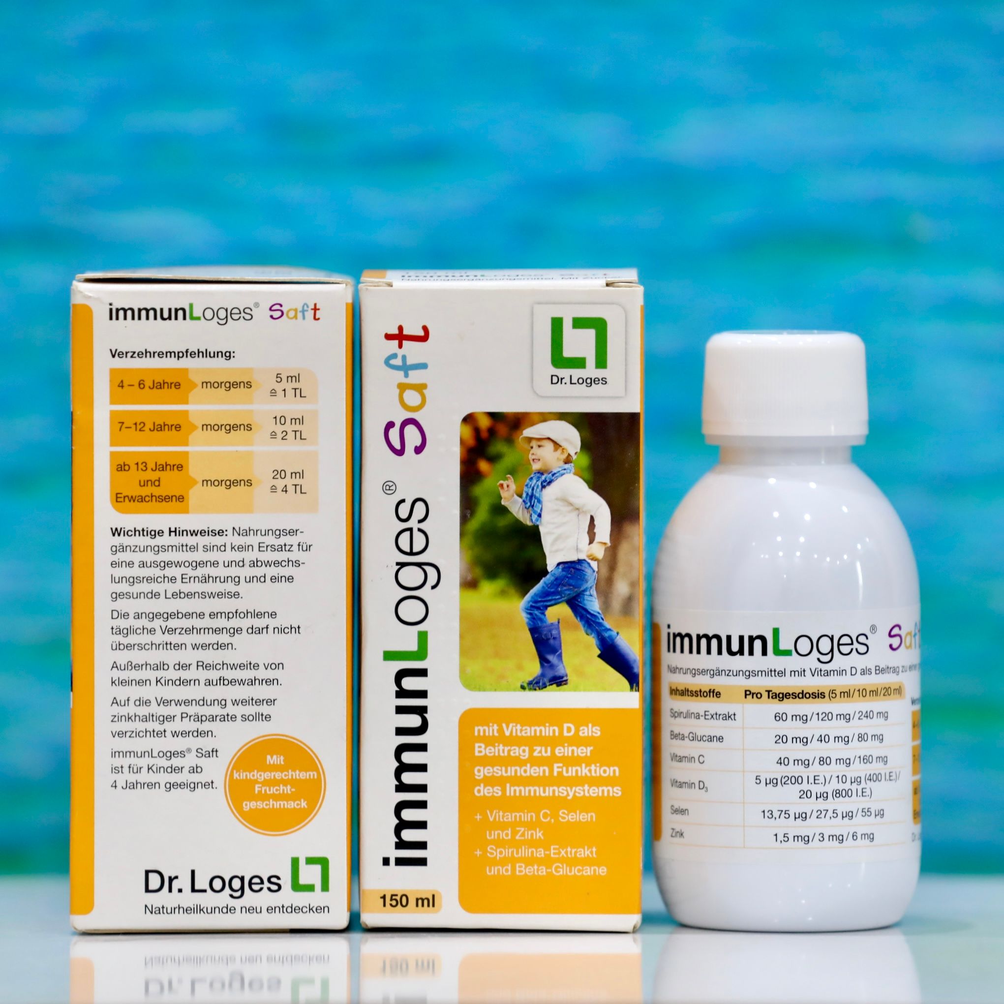 Tăng đề kháng ImmunLoges Saft Dr. Loges 150ml – Hỗ trợ tăng cường đề kháng tự nhiên cho trẻ