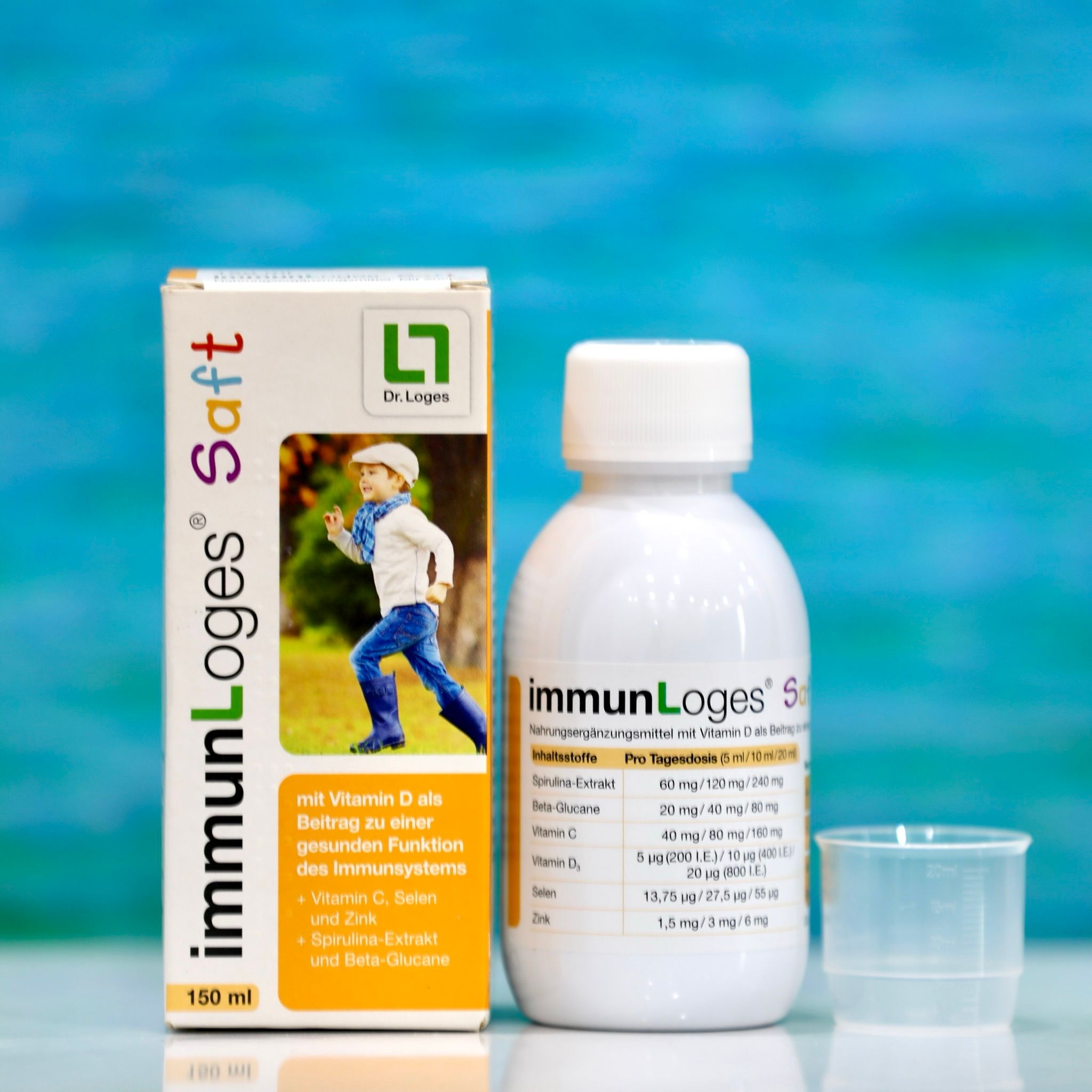 Tăng đề kháng ImmunLoges Saft Dr. Loges 150ml – Hỗ trợ tăng cường đề kháng tự nhiên cho trẻ