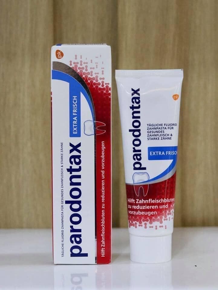 Kem đánh răng thảo dược Parodontax, làm trắng răng, ngăn ngừa các bệnh về nướu, lợi, chữa mảng bám và chảy máu chân răng, 75ml