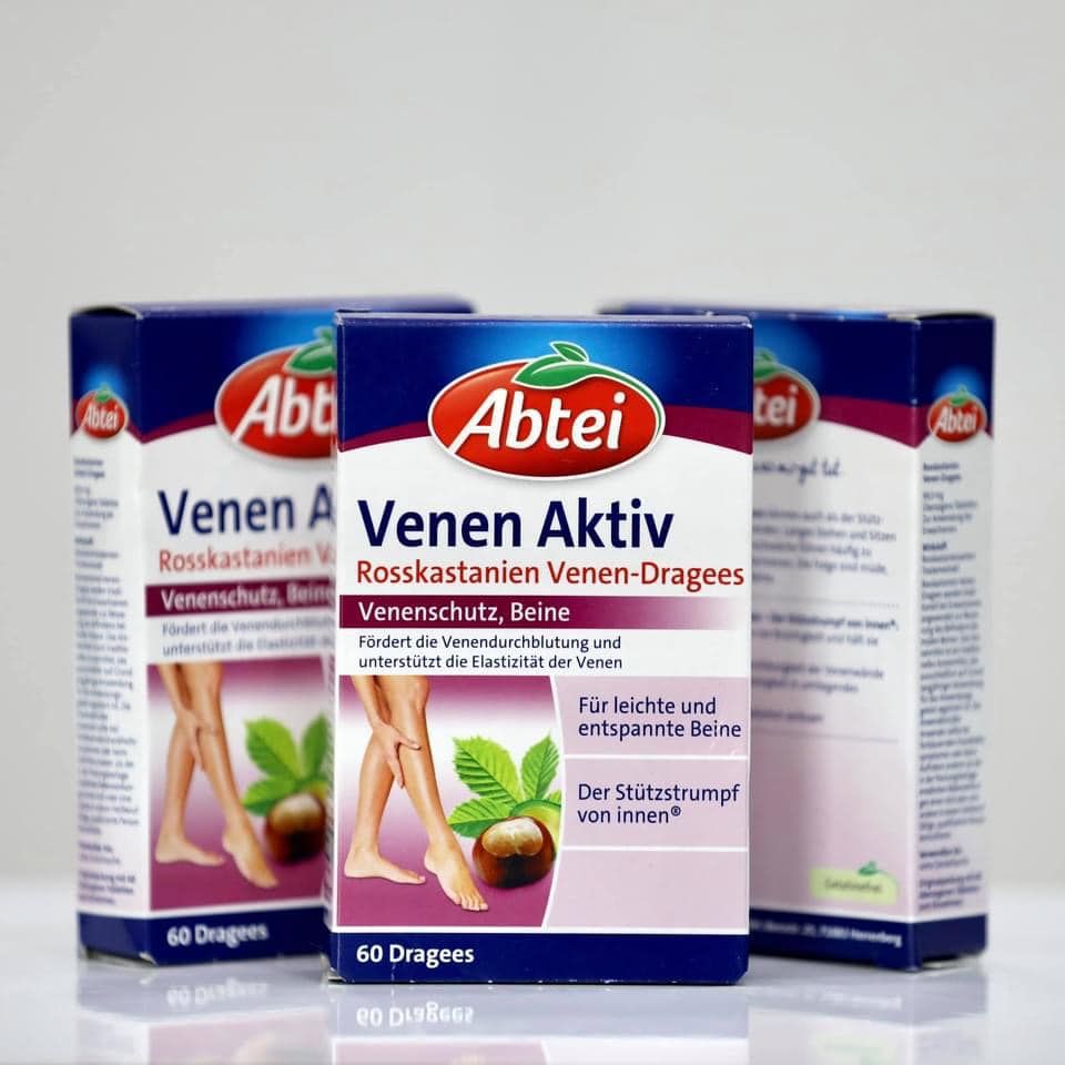 Viên Uống Giãn Tĩnh Mạch Abtei Venen Aktiv, 60 Viên