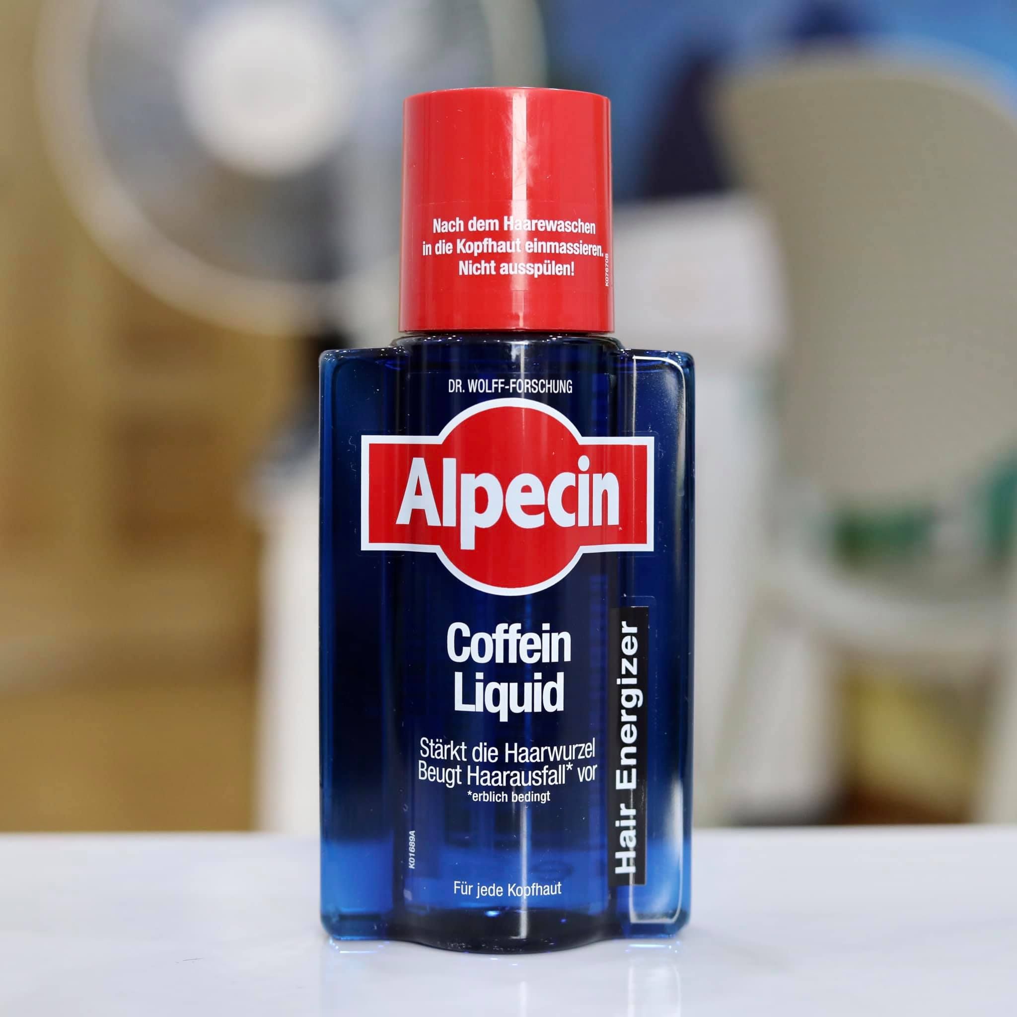 Tinh dầu mọc tóc Alpecin Coffein Liquid chống rụng tóc, kích thích tóc mọc & chữa hói đầu, 200 ml