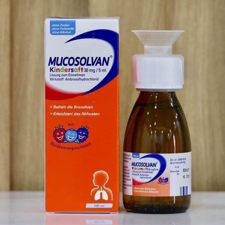 Siro ho Mucosolvan chữa ho cho bé thật nhanh chóng và hiệu quả, chai 100ml