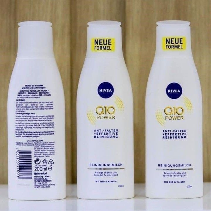 Sữa rửa mặt Nivea Q10 plus Anti-Falten dung tích 200ml