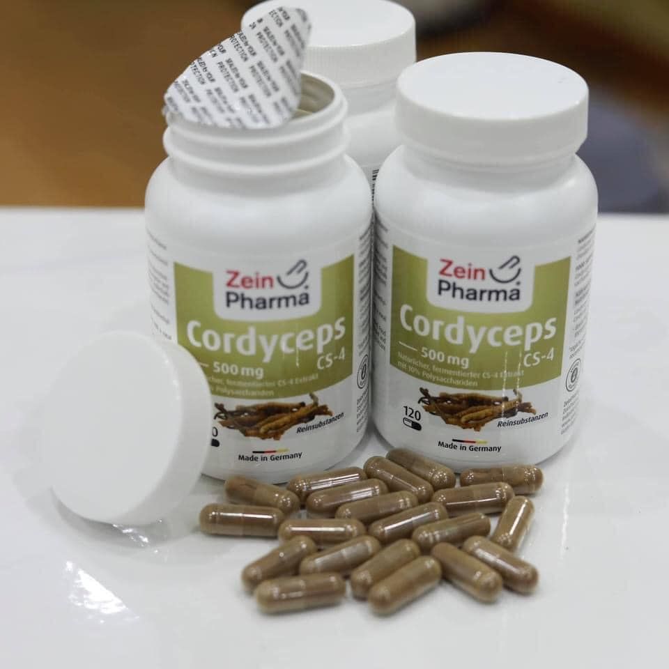 Đông Trùng Hạ Thảo Cordyceps Cs-4 của Đức - Hãng Zein Pharma - Made in Germany