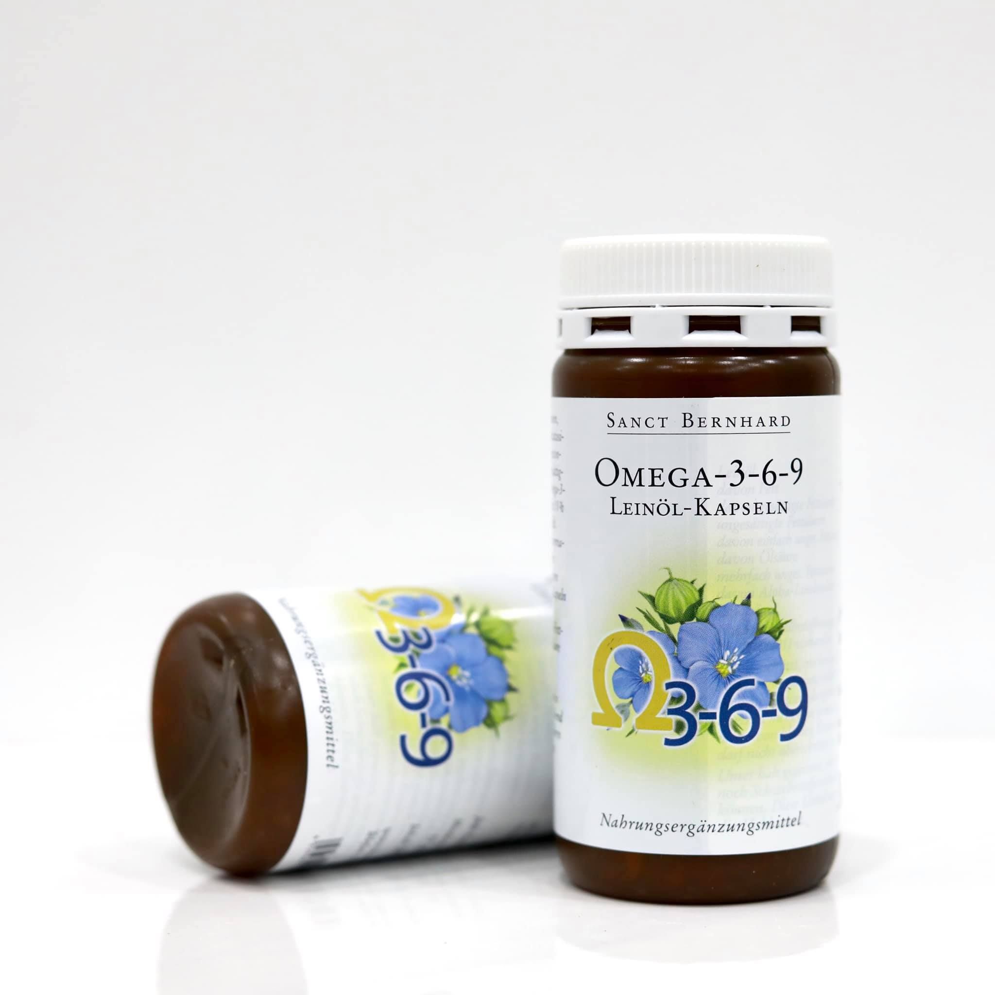Viên Uống Bổ Sung Omega 3-6-9 SANCT BERNHARD - Dòng PREMIUM Sản Xuất 100% Tại Đức