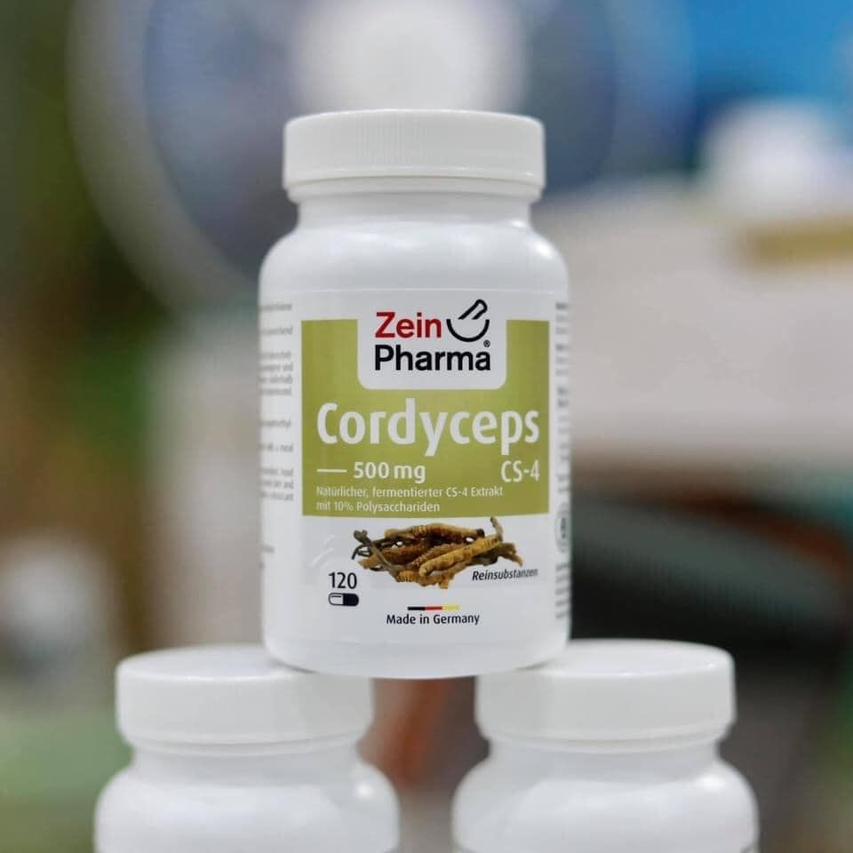Đông Trùng Hạ Thảo Cordyceps Cs-4 của Đức - Hãng Zein Pharma - Made in Germany